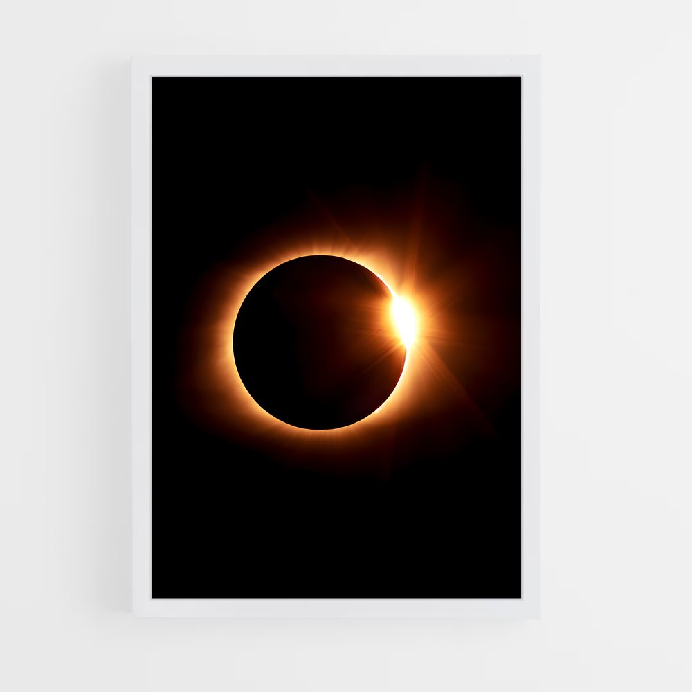 Poster splendide éclipse solaire – affiche Univers (vue 3)
